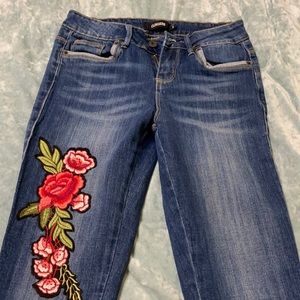 Euc!! Clingers decal patch jeans